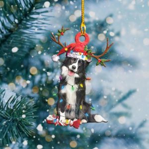 Border Collie Christmas Shape Orament – Dog&hellip;