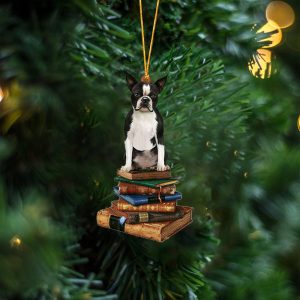 Boston Terrier-Sit On The Book Two Sides&hellip;