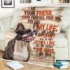 Boxer – I Am Your Friend Blanket – Gift For Dog Loverrs – Memorial Sherpa Blanket, Fleece Blanket