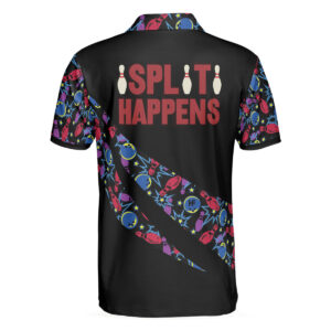 Bowling Ball & Pin Seamless Pattern Polo&hellip;