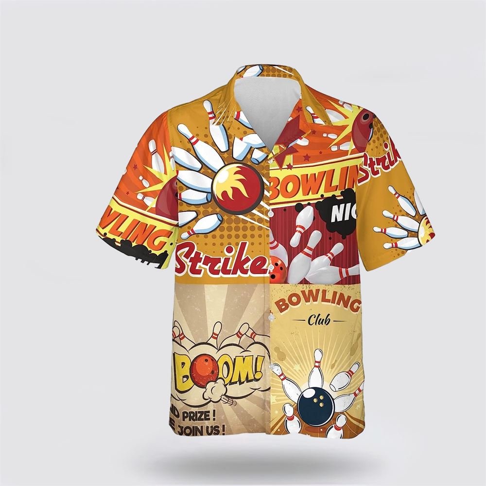 Bowling Club Strike And Bowling Pattern Bowling Hawaiin Shirt – Gift For Bowling Enthusiasts Bowling Club Strike And Bowling Pattern Bowling Hawaiin Shirt – Gift For Bowling Enthusiasts