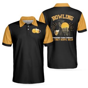 Bowling Therapy Sleeve Men Polo Shirt –&hellip;