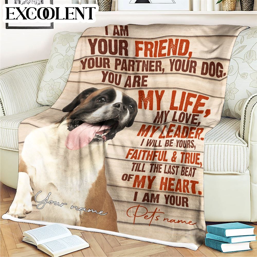 Boxer Fleece Throw Blanket – Pendleton Sherpa Fleece Blanket – Gifts For Dog Lover Boxer Fleece Throw Blanket – Pendleton Sherpa Fleece Blanket – Gifts For Dog Lover