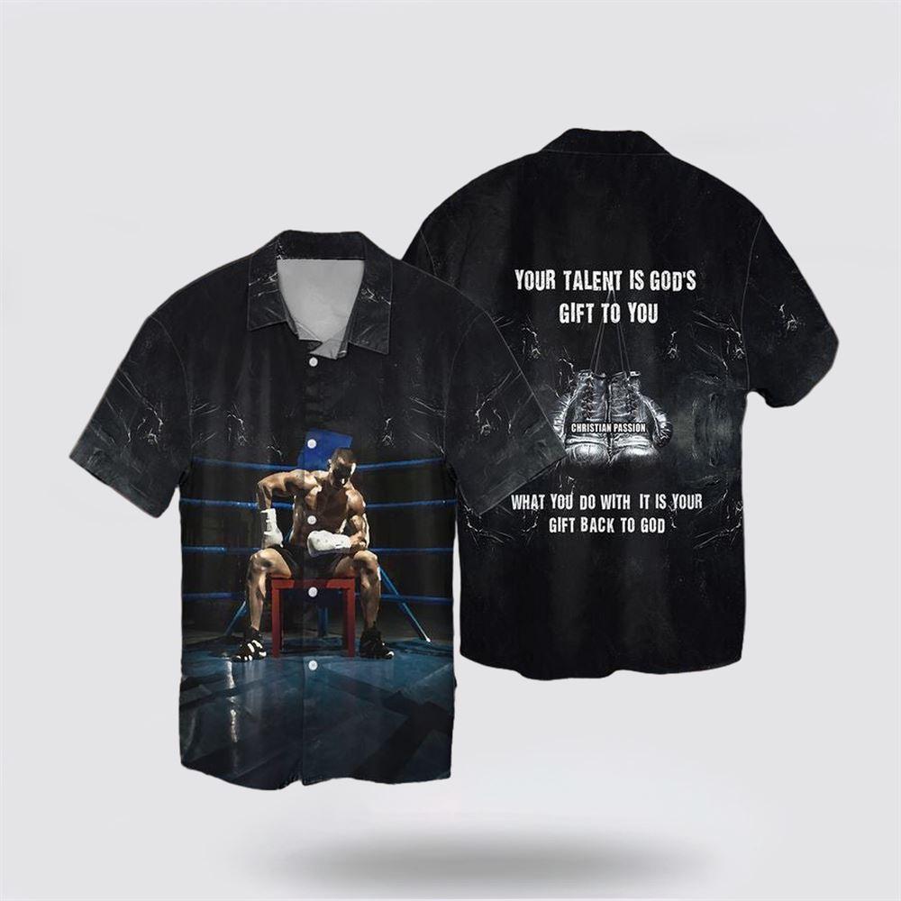 Boxing Jesus Your Talent Is God’s Gift To You What You Do With It Is Your Gift Back To God Hawaiian Shirt – Gifts For Christians Boxing Jesus Your Talent Is God’s Gift To You What You Do With It Is Your Gift Back To God Hawaiian Shirt – Gifts For Christians