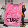 Breast Cancer In This Family No One Fights Alone Fleece Throw Blanket – Sherpa Fleece Blanket – Weighted Blanket To Sleep