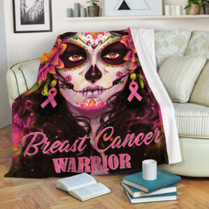 Breast Cancer Warrior Skull Flower Girl Pre&hellip;