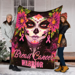 Breast Cancer Warrior Skull Flower Girl Pre&hellip;