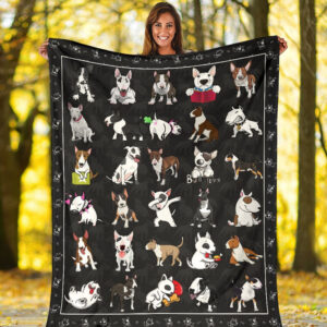 Bull Terrier Fleece Throw Blanket – Pendleton&hellip;