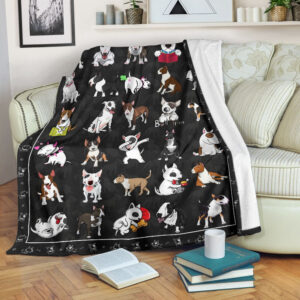 Bull Terrier Fleece Throw Blanket – Pendleton&hellip;