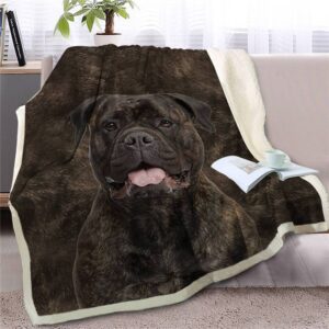 Bulldog Face Fleece Throw Blanket – Pendleton&hellip;