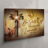 Butterflies Simply Blessed Canvas Wall Art – – Christian Wall Art Canvas