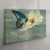 Butterfly Flower Matthew 2820 I Am With You Always Canvas Wall Art Print – Christian Wall Art Canvas Butterfly Flower Matthew 2820 I Am With You Always Canvas Wall Art Print – Christian Wall Art Canvas