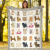 Chocolate Labrador Retriever Fleece Throw Blanket – Pendleton Sherpa Fleece Blanket – Gifts For Dog Lover