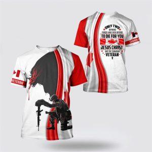 Canadian Veteran Jesus All Over Print 3D&hellip;