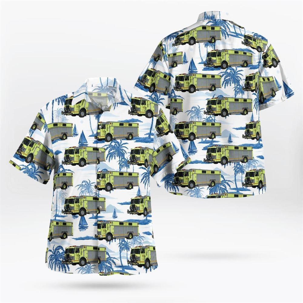Carmel Fire District, Carmel, NY Hawaiian Shirt – Gifts For Firefighters In Carmel, NY