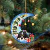 Cavalier King Charles Spaniel Christmas Tree&Dog Hanging Christmas Plastic Hanging Ornament
