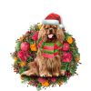 Cavalier King Charles Spaniel Christmas Tree&Dog Hanging Christmas Plastic Hanging Ornament