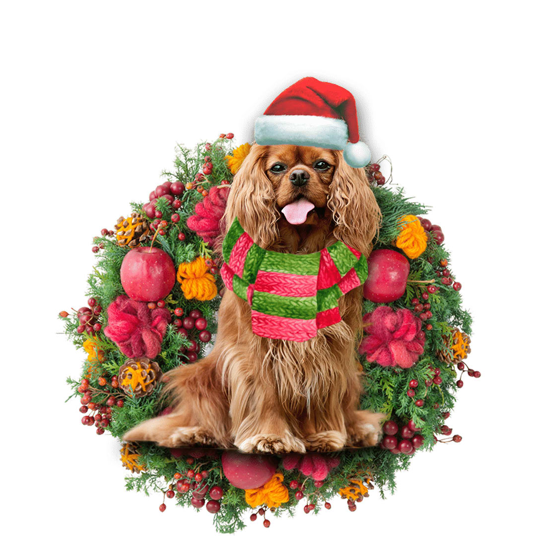 Cavalier King Charles Spaniel Christmas Christmas Plastic Hanging Ornament – Gifts For Dog Lovers