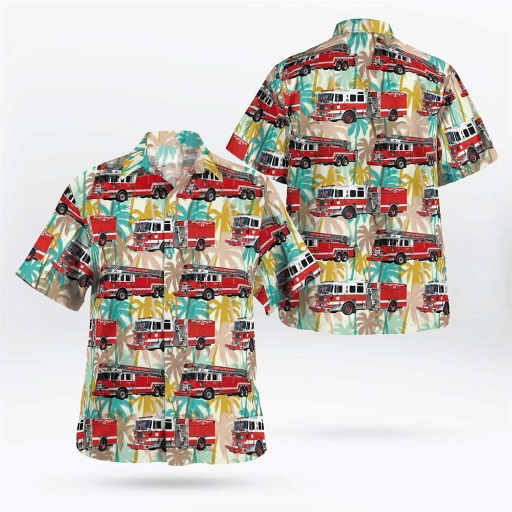 Cherry Hill Fire Department New Jersey Fleet Hawaiian Shirt – Gifts For Firefighters In New Jersey