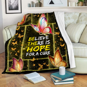 Childhood Cancer Believe There Is Hope Fleece&hellip;