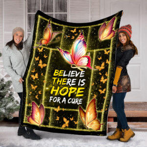 Childhood Cancer Believe There Is Hope Fleece&hellip;