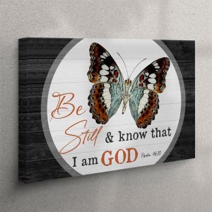 Christian Canvas Wall Art – Be Still&hellip;