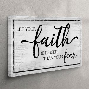 Christian Faith Wall Art Let Your Faith&hellip;