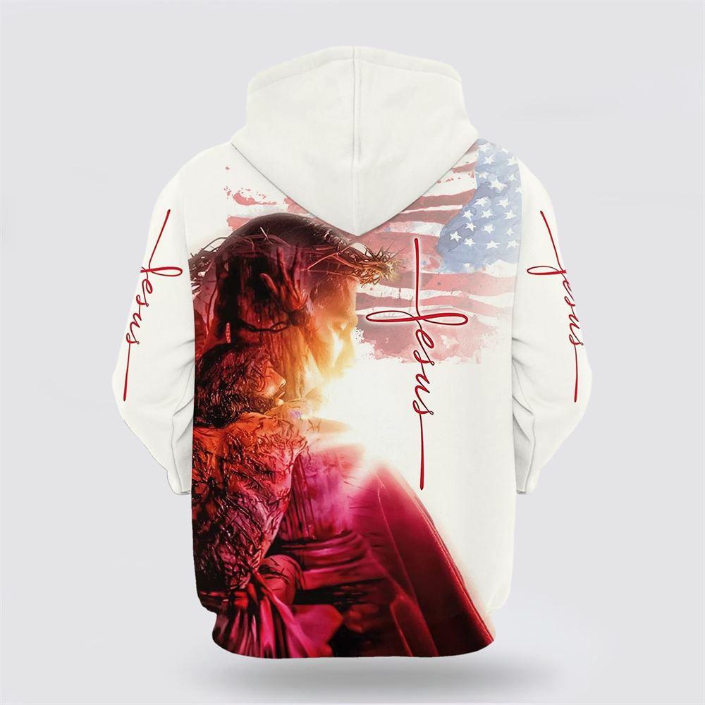 Christian Jesus All Over Print 3D Hoodies Jesus Hoodie – Gifts For Christians