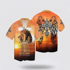Christian Jesus And Lion Hawaiian Shirt –&hellip;