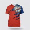 Christian Jesus All Over Print 3D T Shirt – Gifts For Christians