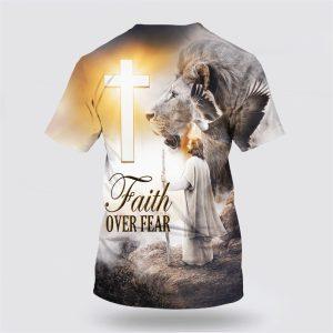 Christian Jesus Lion Cross Faith Over Fear&hellip;
