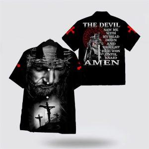 Christian Shirts, The Devil Saw Me With&hellip;