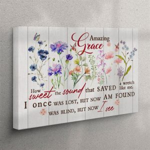 Christian Song Wall Art Amazing Grace How&hellip;