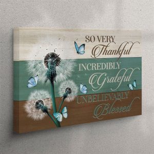 Christian Wall Art So Very Thankful Incredibly&hellip;
