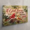 Christmas Gifts – Be Still And Know That I Am God Christmas Canvas Wall Art Print – Christian Wall Art Canvas