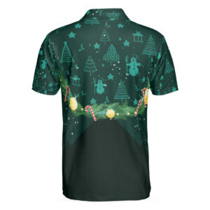 Christmas Wreath With Bowling Balls Polo Shirt&hellip;