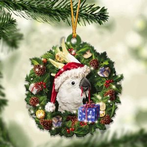 Cockatoos With Santa Hat Christmas Ornaments –&hellip;