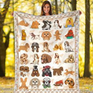 Cocker Spaniel Fleece Throw Blanket – Pendleton&hellip;