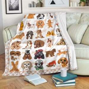 Cocker Spaniel Fleece Throw Blanket – Pendleton&hellip;