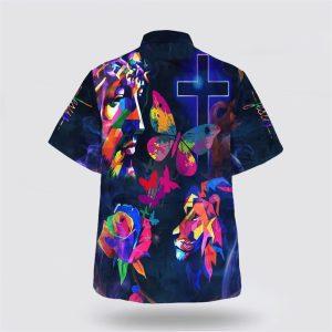 Colorful Jesus Lion Hawaiian Shirts For Men 2 kcdkv7.jpg