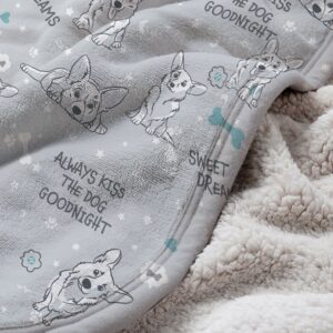 Corgi Sleepy Fleece Throw Blanket – Pendleton&hellip;