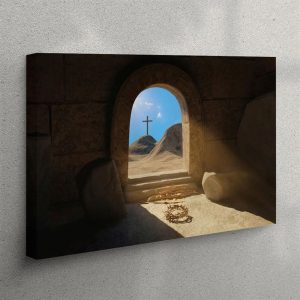 Crown Of Thorns Tomb Canvas Art –&hellip;
