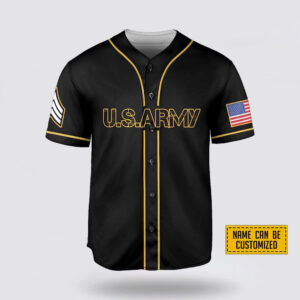 Custom Name Black US Army Rank American&hellip;