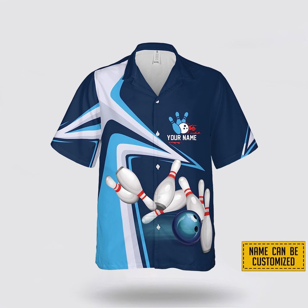 Custom Name Bowling Move Over Boys Let This Old Man Bowling Hawaiin Shirt – Beachwear Gift For Bowler
