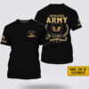 Custom Name Rank US Army In the Morning We Will Remember Them All Over Print 3D T-Shirt – Gift For Military Personnel