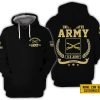 Custom Name Rank United State Army Aviation EST Army 1775 All Over Print 3D Hoodie – For Military Personnel