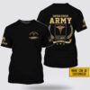 Custom Name Rank US Army Aviation EST Army 1775  All Over Print 3D T Shirt – Gift For Military Personnel