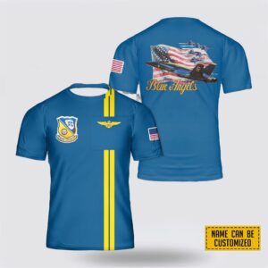 Custom Name U.S. Navy Blue Angels 3D&hellip;