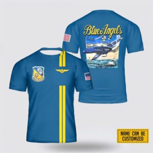 Custom Name US Navy Blue Angels 3D&hellip;