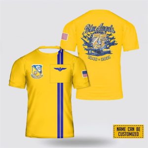 Custom Name US Navy Blue Angels 75th&hellip;